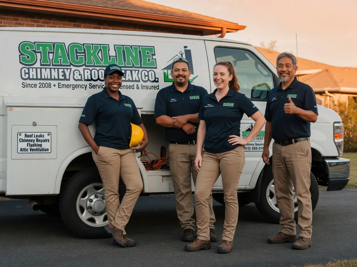Chimney flashing repair company in St John, KS